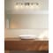 Z-Lite Lyna Vanity, 5-Light, 38.75 In.W x 6.5 In.L x 9 In.H, Brushed Nickel/Clear 823-5V-BN - alternate 6
